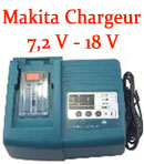 Makita Chargeur 7,2 V - 18V