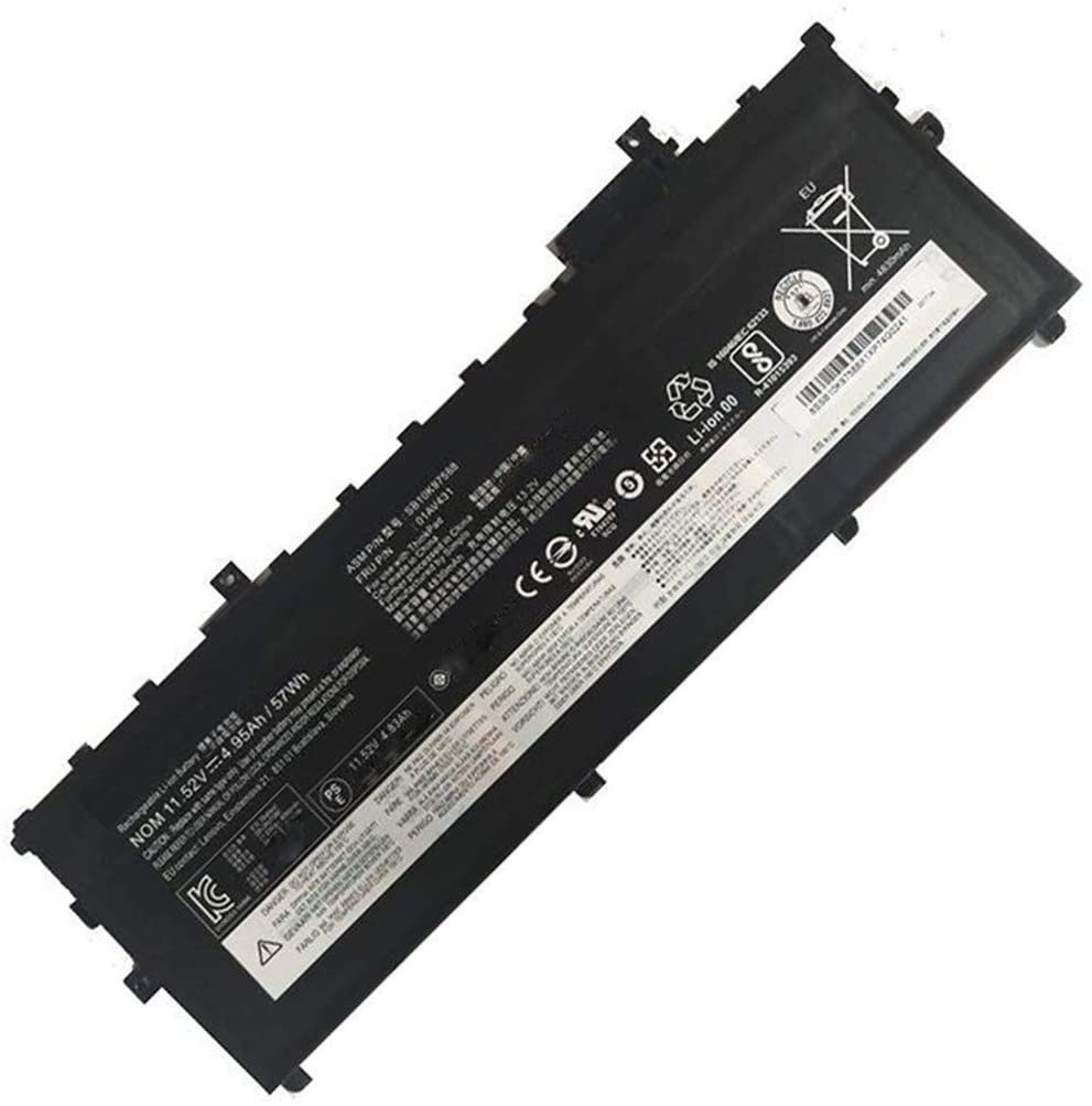 Batterie pour 01AV494 01AV429 SB10K97586 Lenovo ThinkPad Carbon 5th Gen/X1 Carbon(compatible)