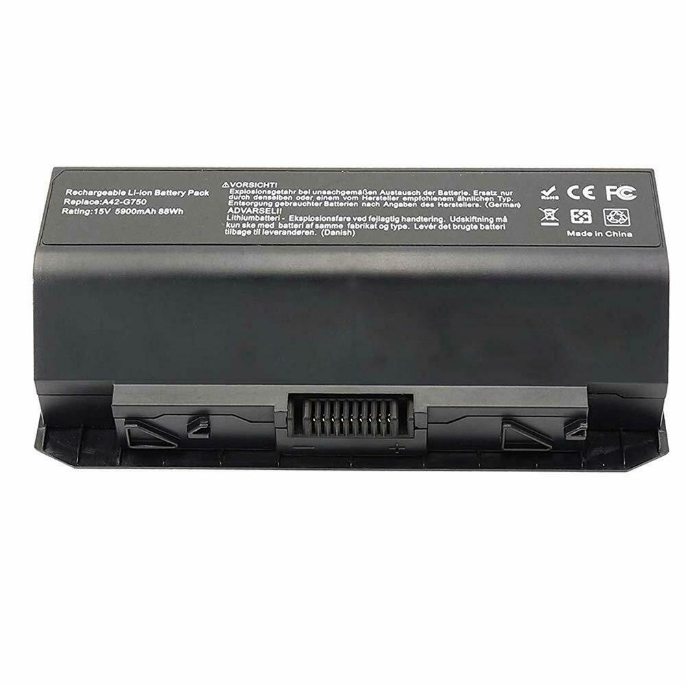Batterie pour ASUS G750 G750JH G750JM G750JS G750JW G750JX G750JZ A42-G750(compatible)