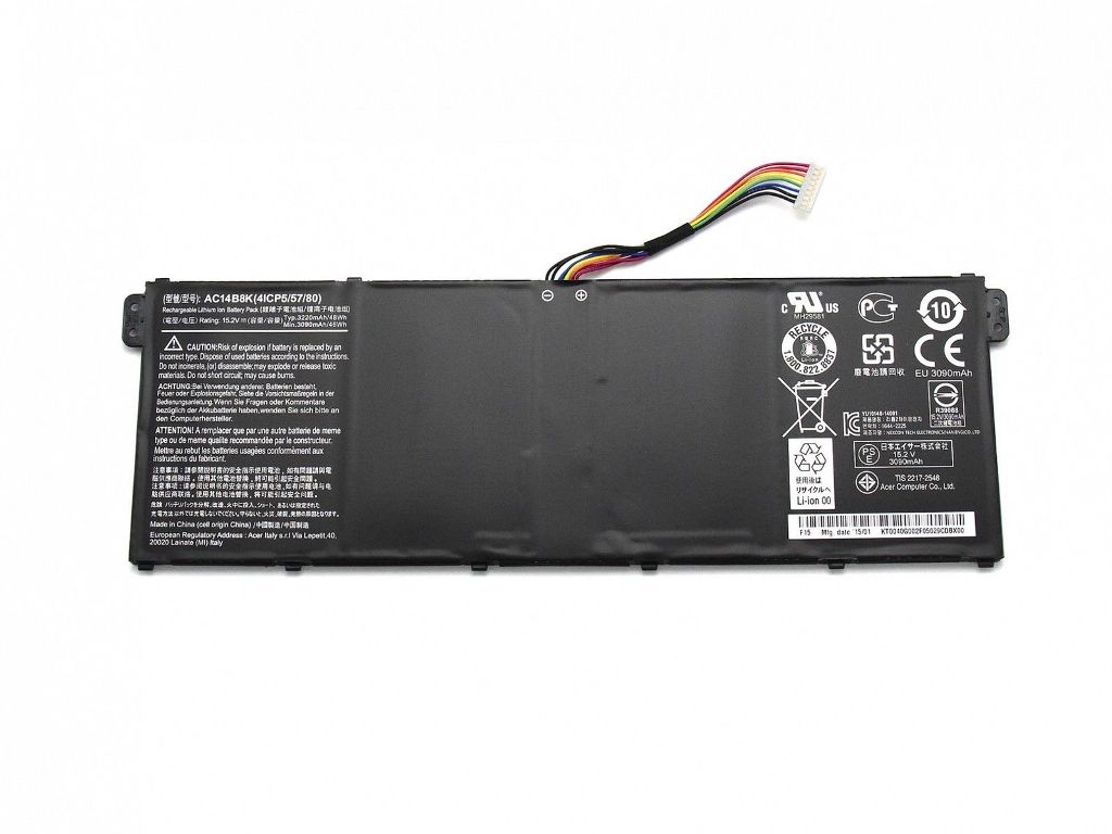 Batterie pour AC14B8K Acer Aspire E5-731G E5-711 V3-371 V5-122P 132P KT.0040G(compatible)