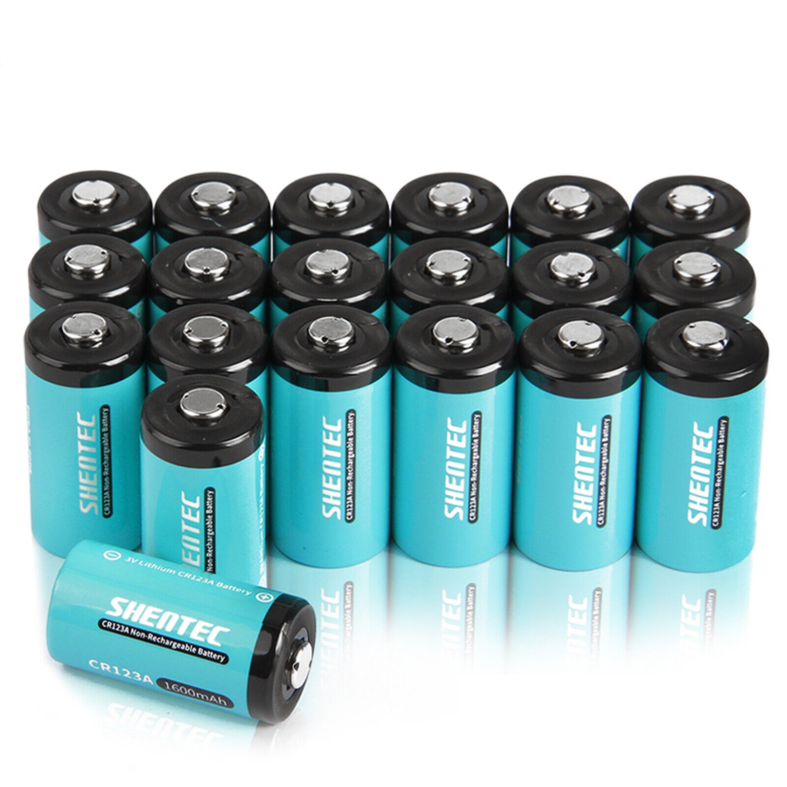 Batterie 20pcs 1600mAh 3V CR123A 16340 CR123 DL123A(compatible)