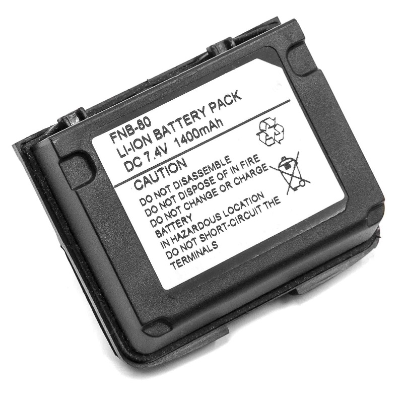 Batterie Vertex Yaesu FNB-58Li,FNB-80,FNB-80Li 1400mAh 7,4V Li-Ion(compatible)