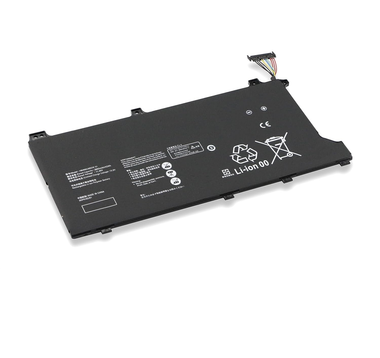 Batterie pour 11.46V HB4692J5ECW-31 Huawei MateBookD 15-53010TUY MagicBook VLT-W50 HB4692J5ECW-31B HB4692J5ECW-31C(compatible)