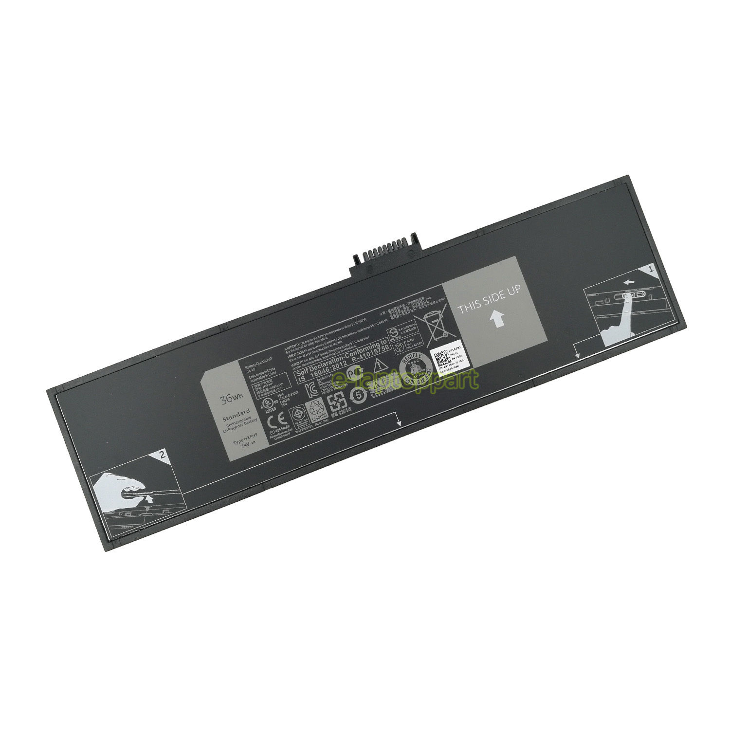 Batterie pour Dell Venue 11 Pro 7130/7139 7.4V 36Wh Li-polymer HXFHF(compatible)