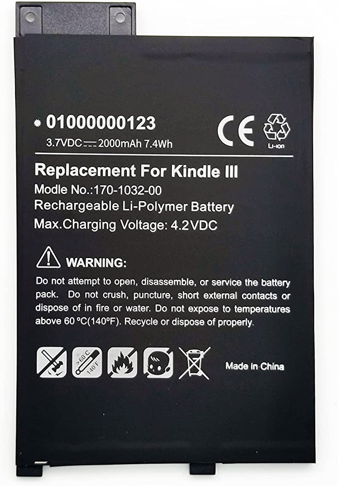 Batterie S11GTSF01A 170-1032-01 Amazon Kindle III 3 3G WiFi Keyboard Graphite(compatible)