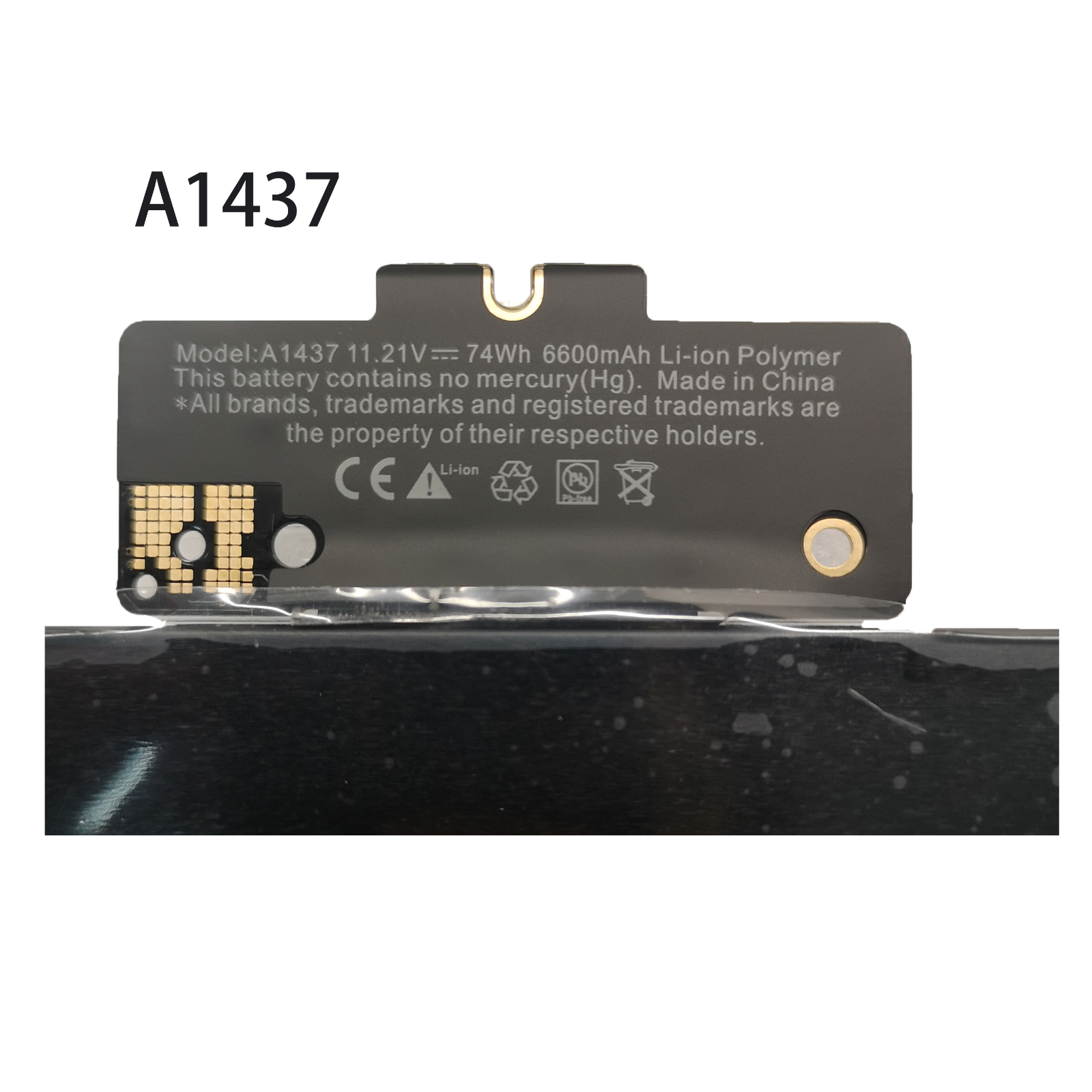 Batterie pour A1437 A1425 APPLE MacBook Pro 13 inch Retina Late 2012 Early 2013(compatible)