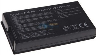 Batterie pour ASUS A8000F A8000Ja A8000Jc F80L F80Q F80S N81Vg N81Vp Z99Fm X80Z(compatible)