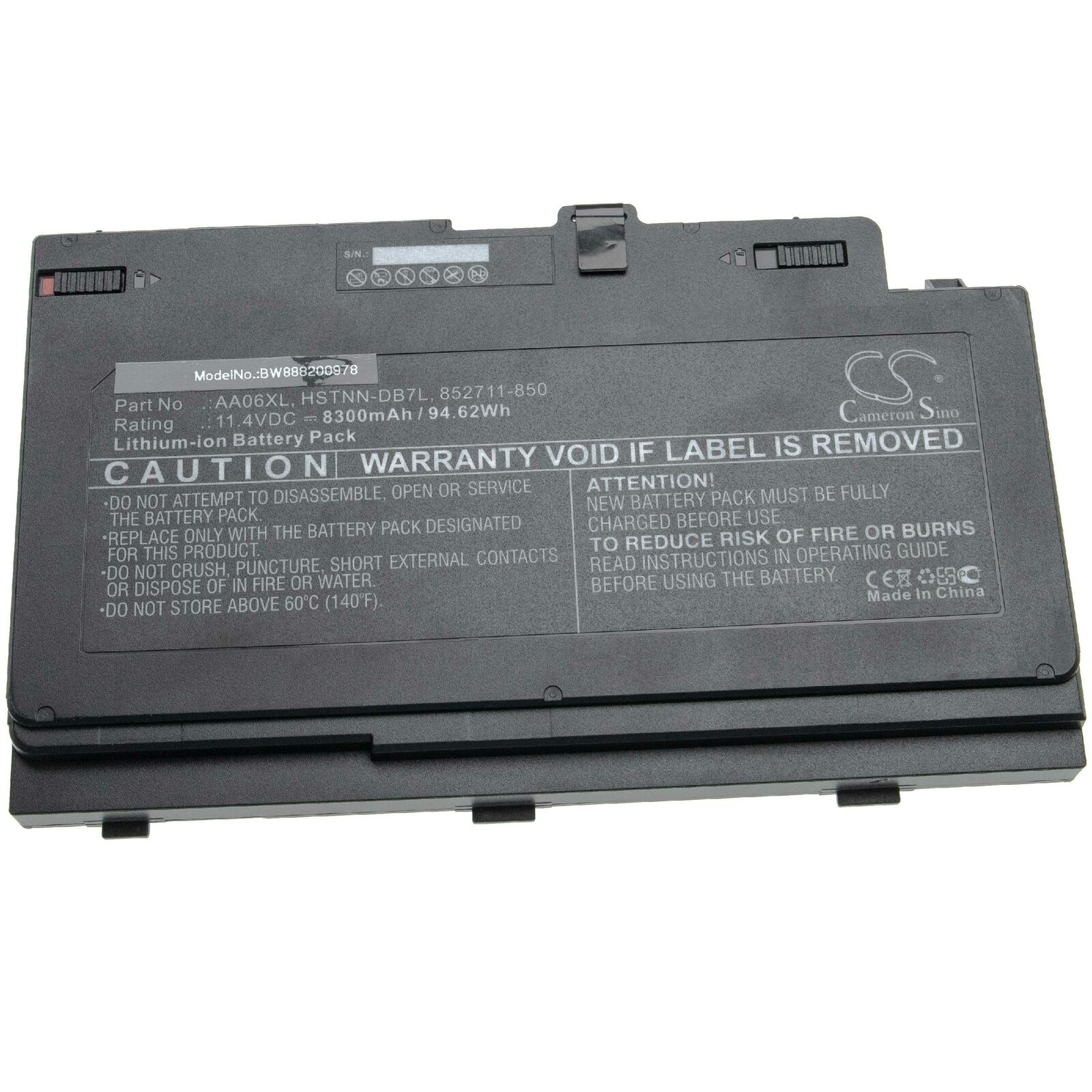 Batterie pour AA06XL HP ZBook 17 G3 Mobile Workstation, ZBook 17 G4(compatible)