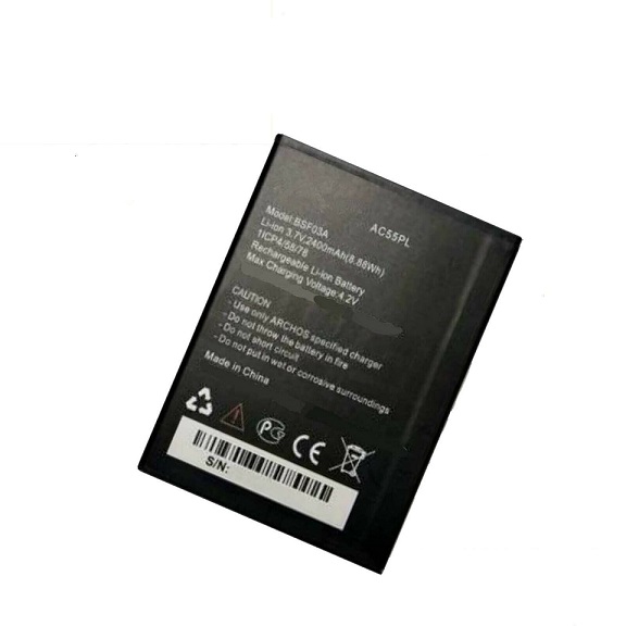 Batterie AC55PL BSF03A ARCHOS 55 PLATINUM Handy Smartphone 2400mah(compatible)