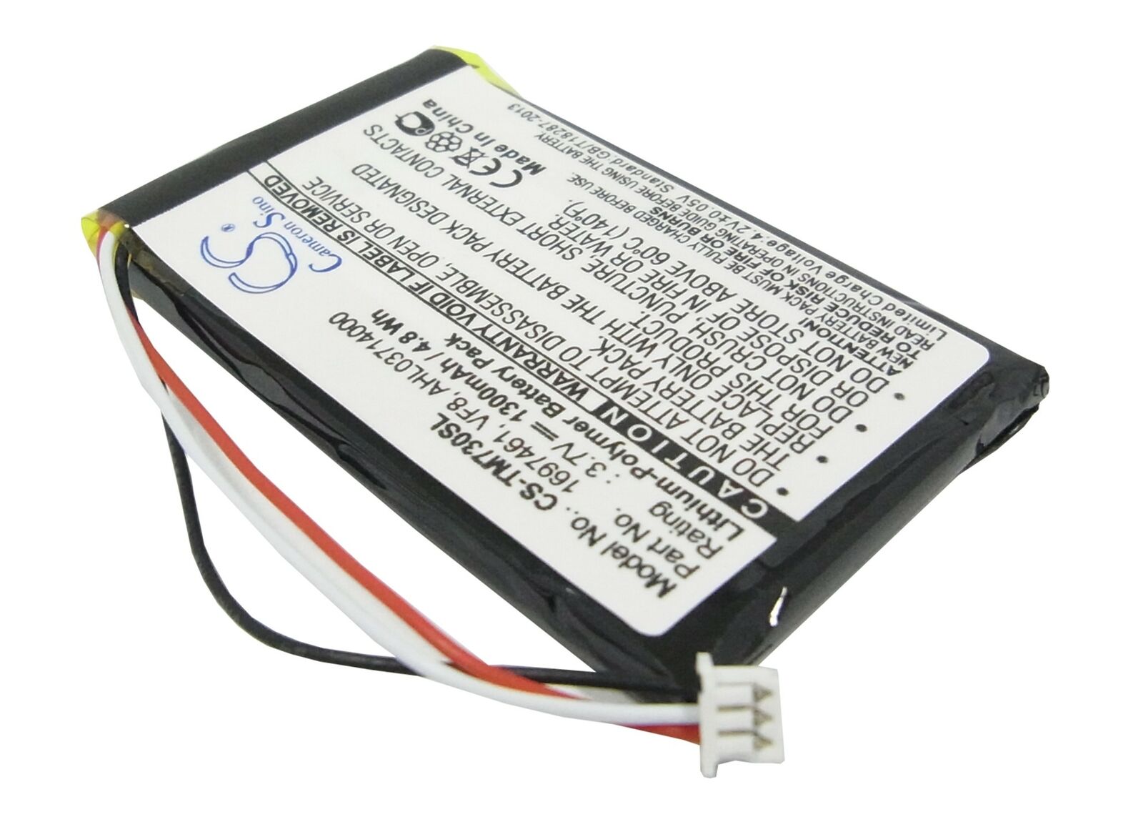 Batterie TomTom GO530 (4CH5.000.00), 930T, 1697461, AHL03714000, VF8, Go(compatible)