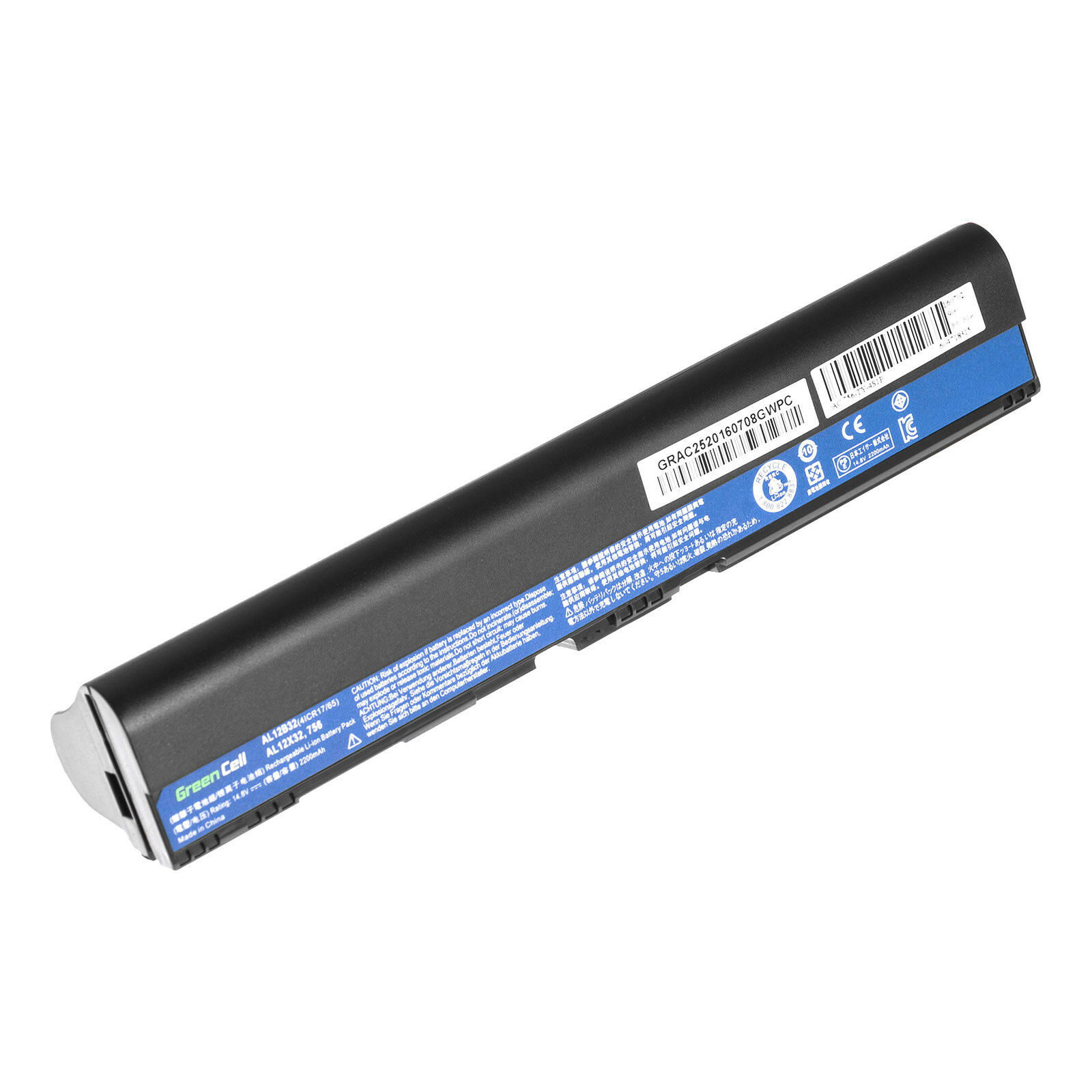 Batterie pour 4400mah Acer Aspire One 726 756 V5-121 V5-131 V5-171 AL12A31 AL12B31 AL12B32(compatible)