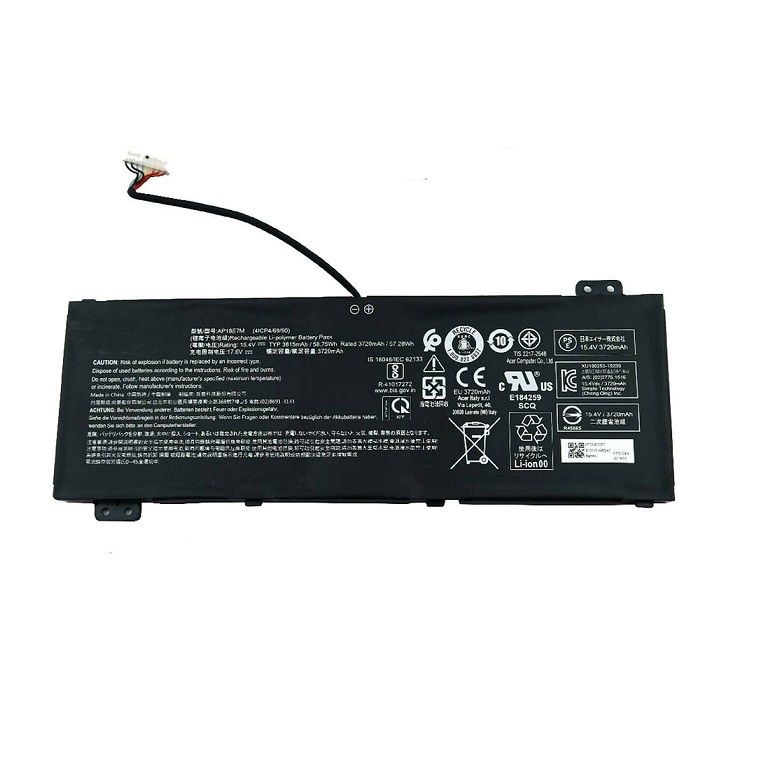 Batterie pour Acer ConceptD CN315-71P CN515-71 71P Predator Triton 300 PT315 51 Helios 300 PH315-52 PH317-53 AP18E7M(compatible)