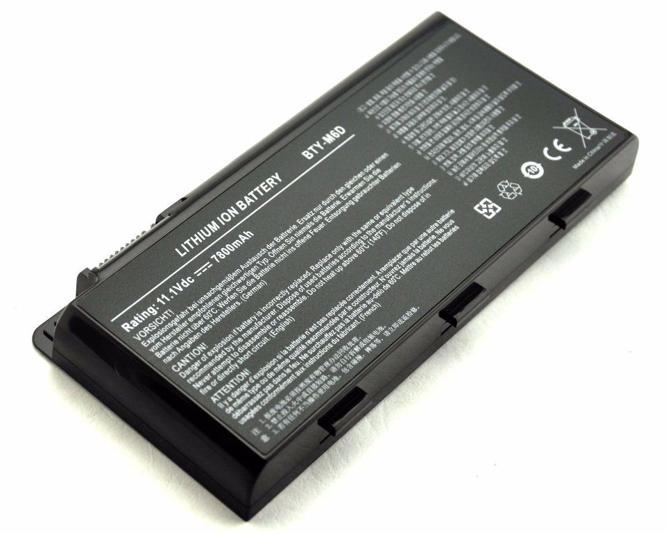 Batterie pour MSI GT60 GT70 GT660 GT680 GT760 GT780 GX660 GX680 GX780 BTY-M6D(compatible)