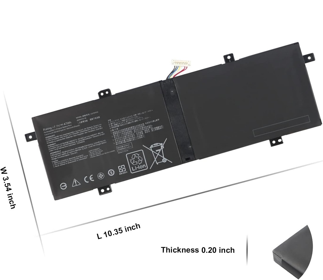 Batterie pour C21N1833 Asus VivoBook S14 S431FA S431FL UX431FA-ES74(compatible)