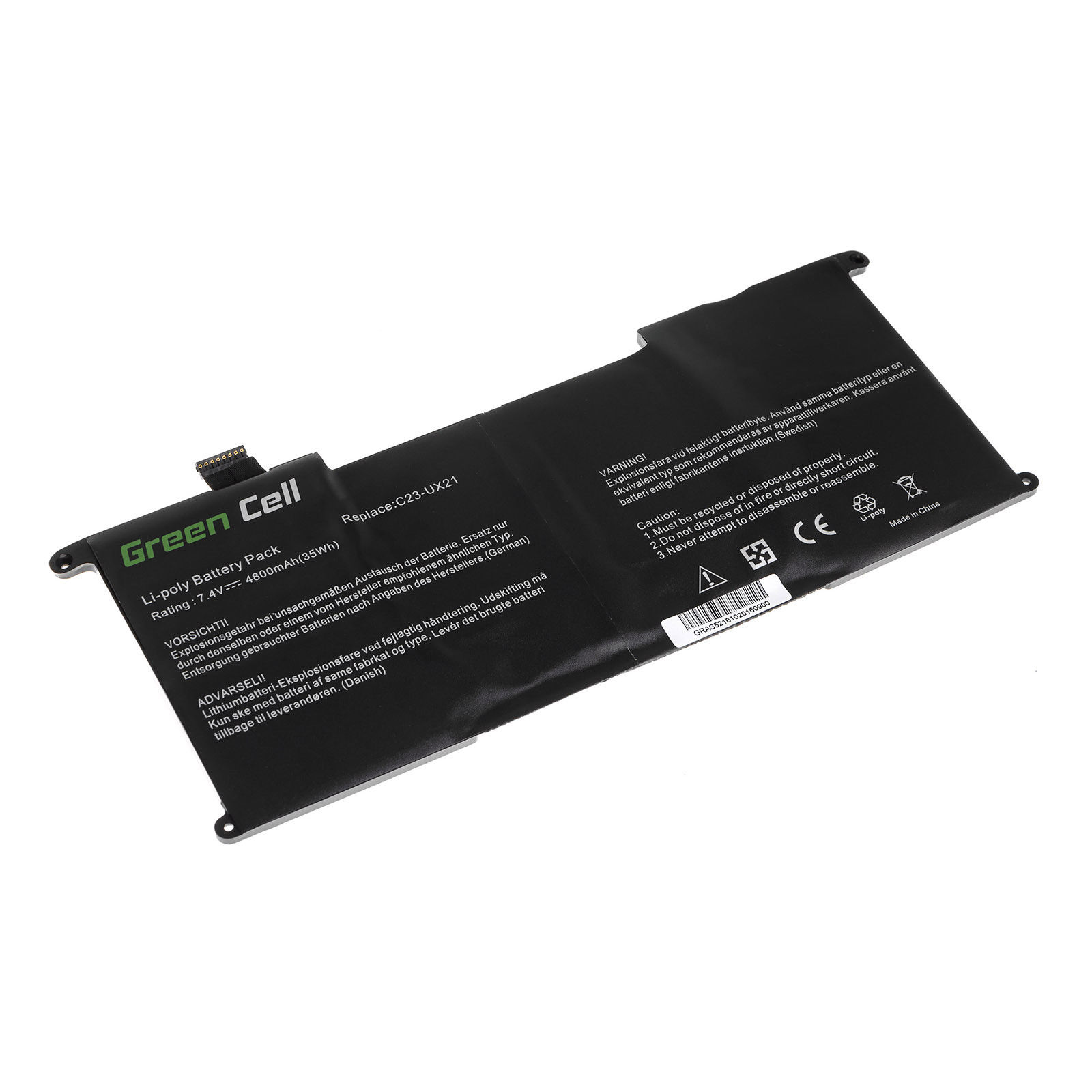 Batterie pour Asus ZenBook UX21A-1AK3 UX21A-K1004H UX21A-K1009H(compatible)