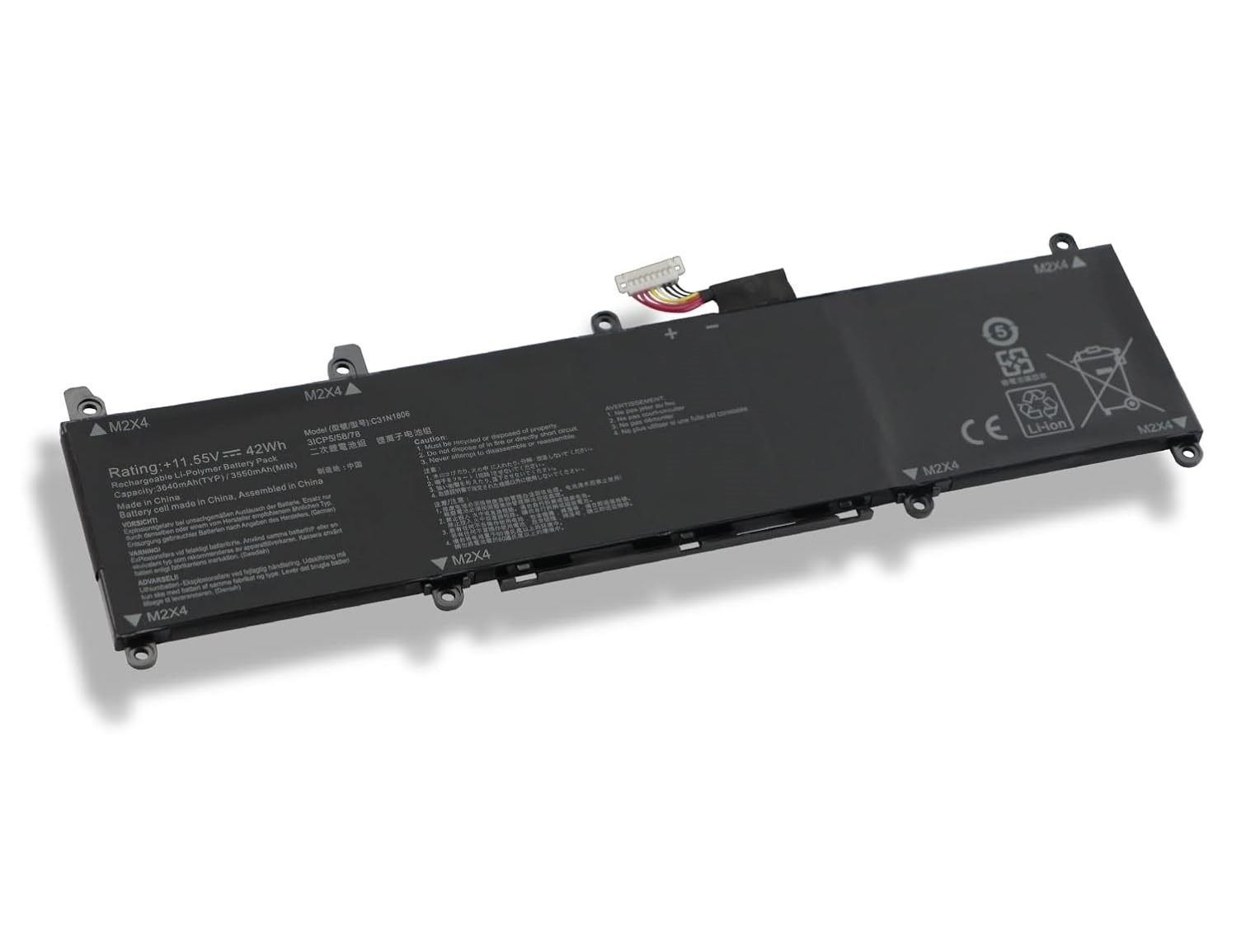 Batterie pour C31N1806 C31PIJ1 ASUS VivoBook S13 X330UA X330UN X330FA X330FL X330FN(compatible)