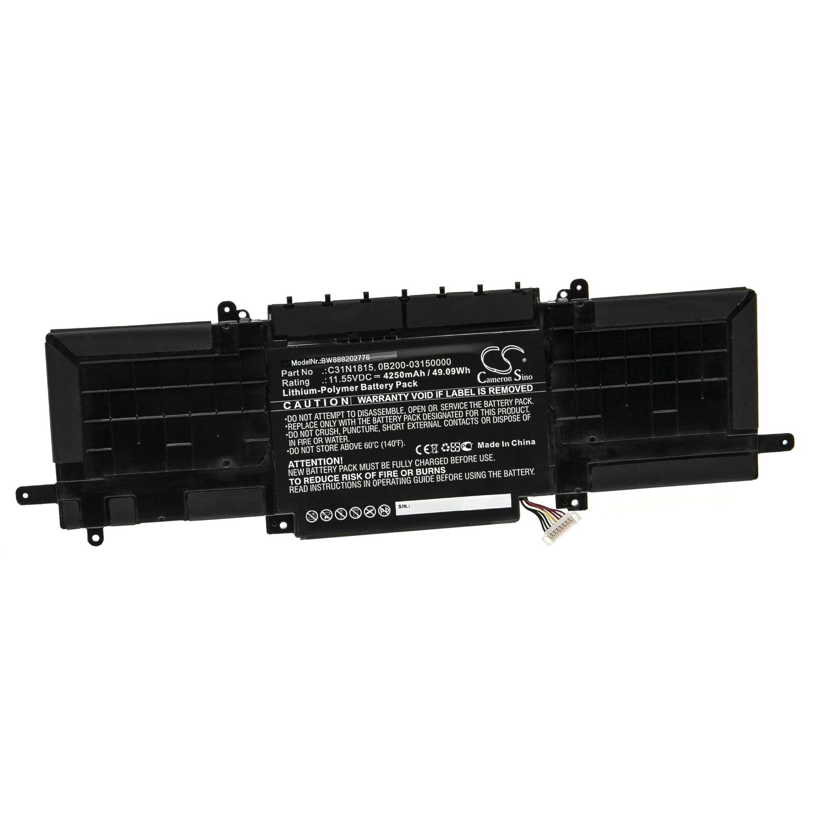 Batterie pour C31N1815 ASUS ZenBook 13 UX333FA UX333FN RX333FN UX334FL(compatible)