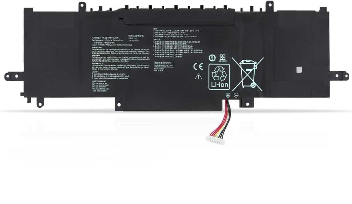 Batterie pour C31N1841 ASUS ZenBook UX333FAC UX334FA UX334FL UX433FL UX433FLC UM433D UM433DA (compatible)