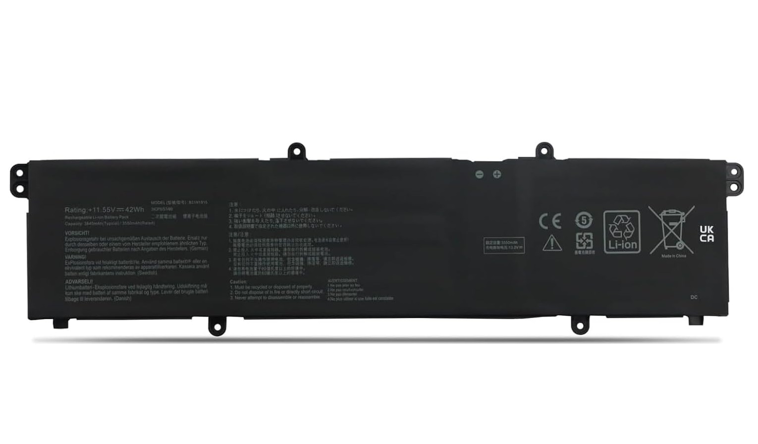 Batterie pour C31N1915 B31N1915 Asus ExpertBook B1508c B1400CE B1400CE B144 00000CB CB 400cba B1408c(compatible)