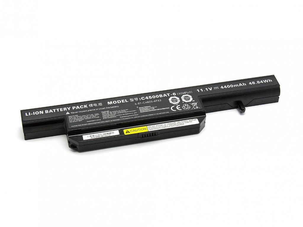 Batterie pour Clevo C4500 C4500BAT-6 6-87-C480S-4P4(compatible)