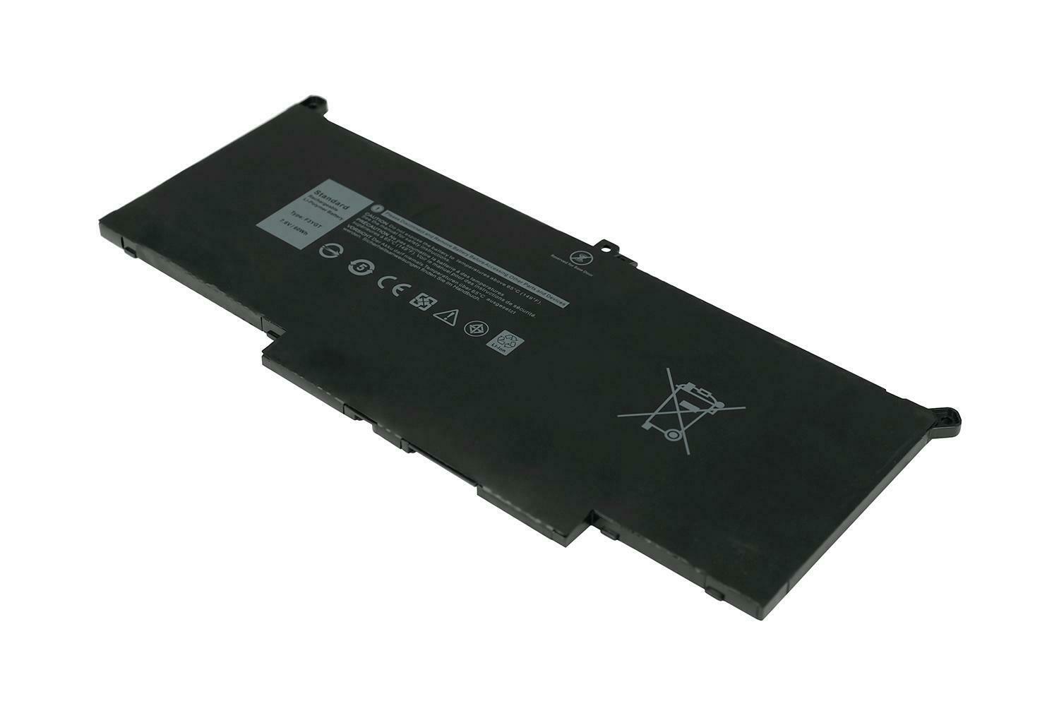 Batterie pour F3YGT 2X39G DELL Latitude 7390 E7490 7480 2X39G 7SNF9(compatible)