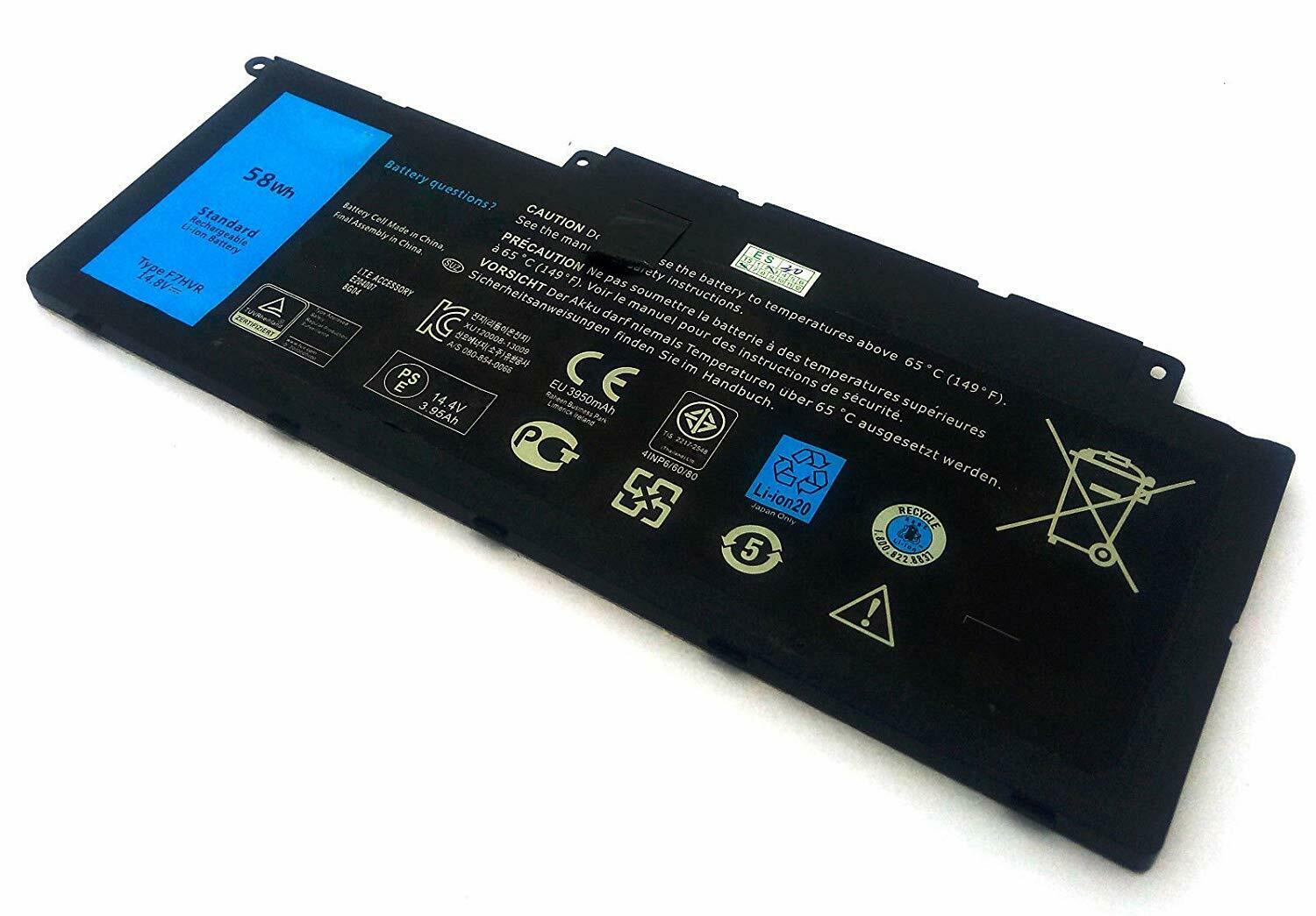 Batterie pour F7HVR Dell Inspiron 15 7537 17 7737 Series 062VNH G4YJM T2T3J(compatible)