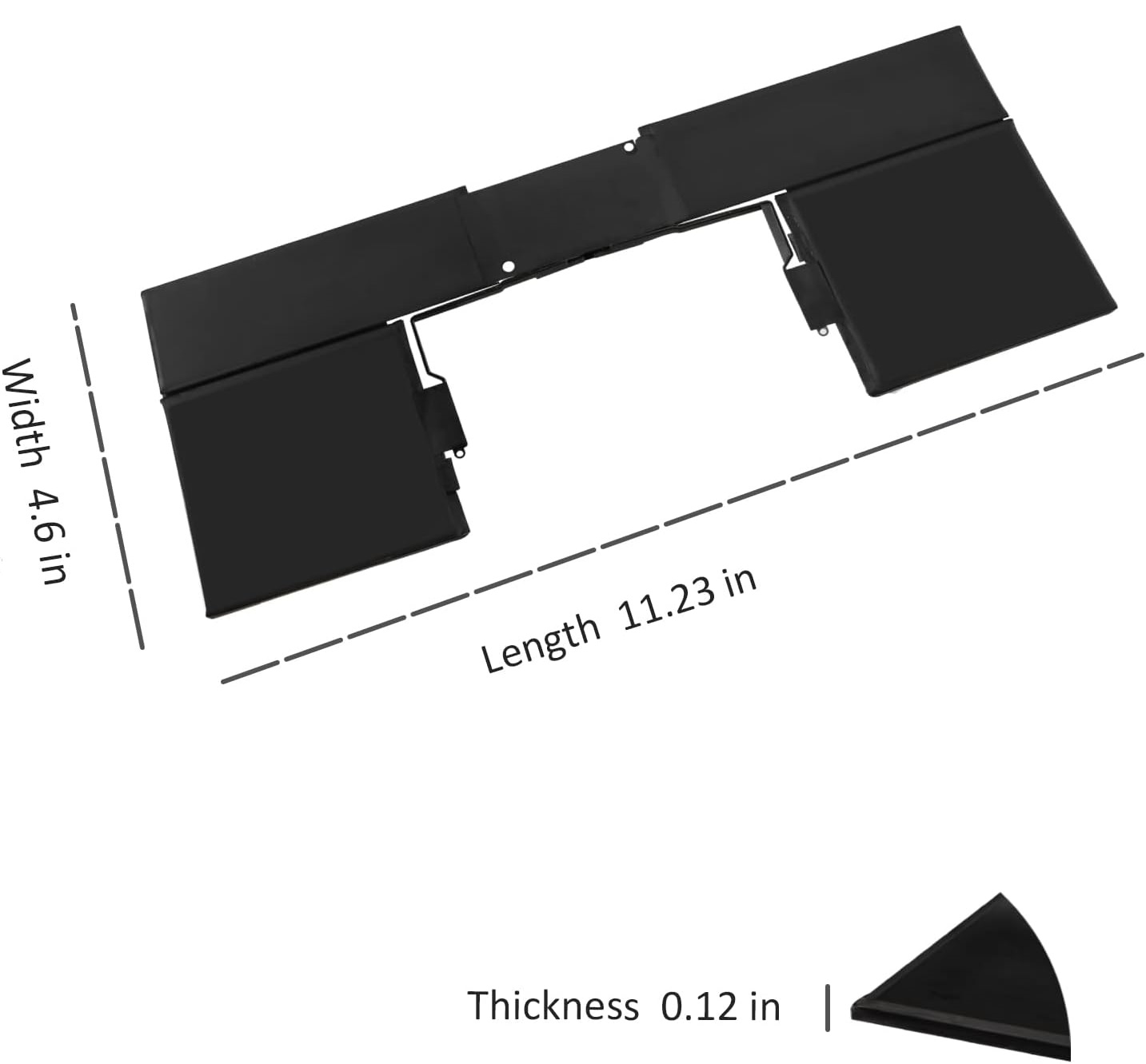 Batterie pour G3HTA001H 93HTA001H Keyboard Microsoft Surface Book 1st Gen Model 1785 with Performance Base (GTX 965M) Enhanced Edition (compatible)