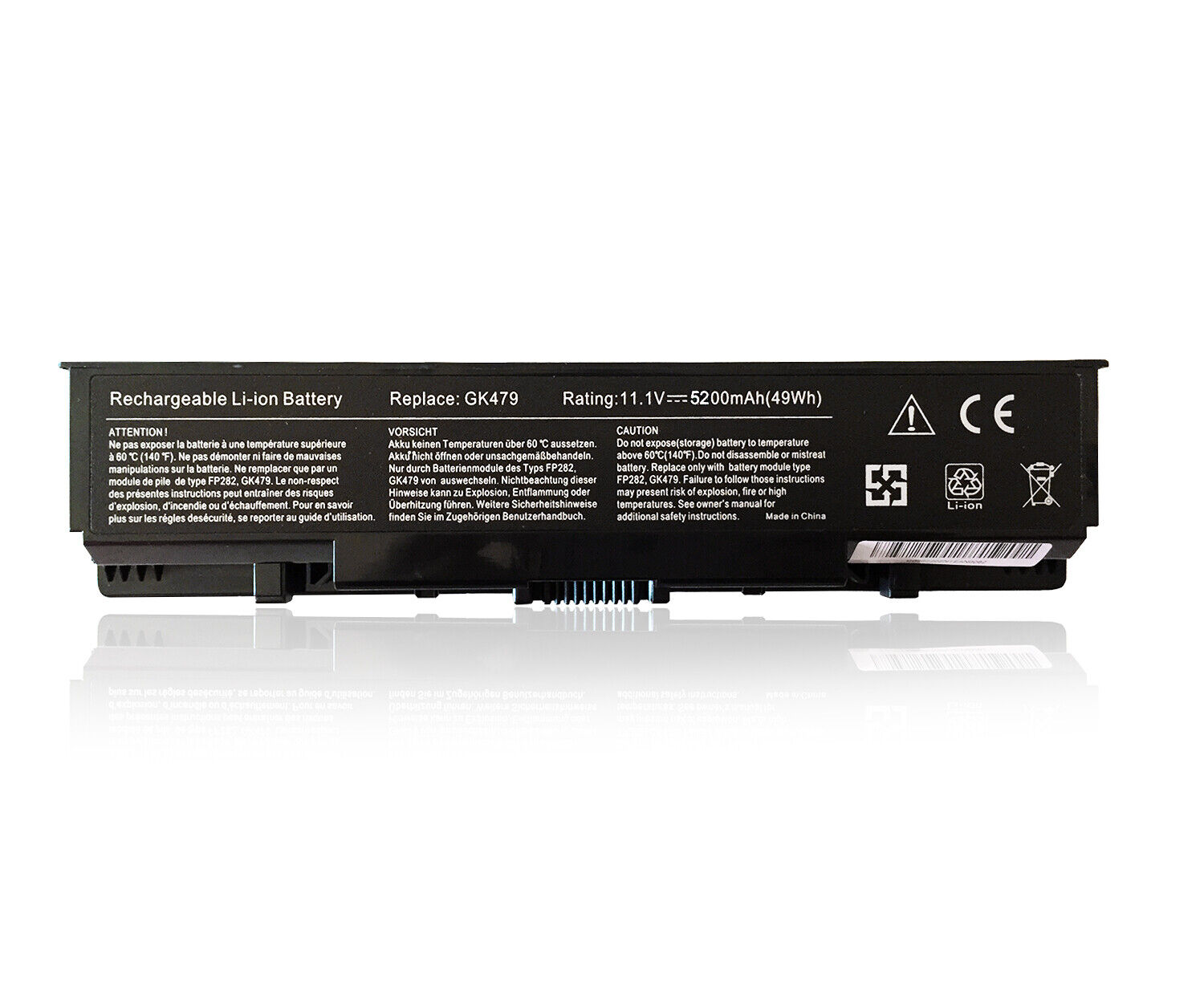 Batterie pour Dell Inspiron E1520 1720 1721 GK479 FK890
