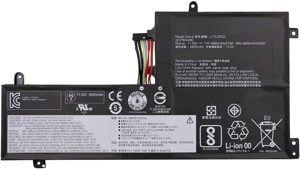 Batterie pour 11.4V L17C3PG2 L17C3PG1 Lenovo Legion Y530 Y730 Y740-15ICH(compatible)