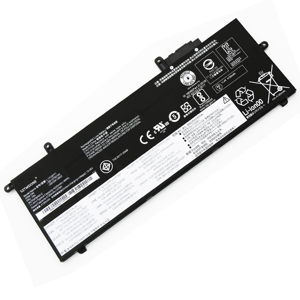 Batterie pour Lenovo ThinkPad X280 A285 L17C6P71 SB10K97619 L17L6P71 01AV472 11.4V(compatible)