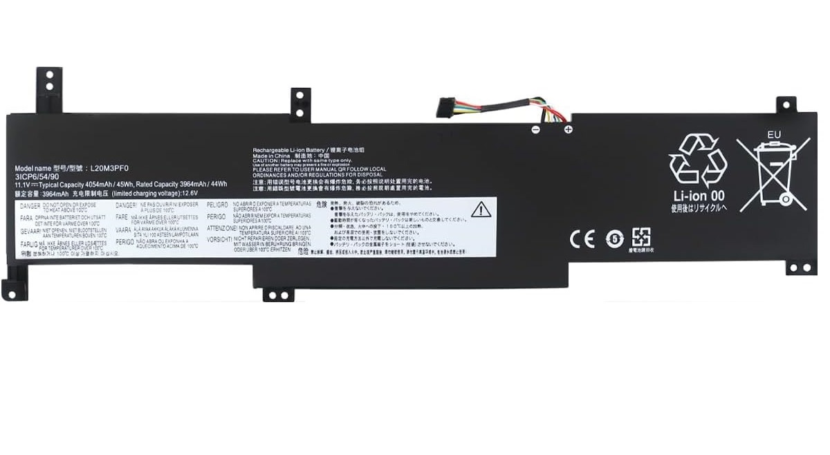 Batterie pour L20M3PF0 L20C3PF0 L20L3PF0 Lenovo IdeaPad 3-17ALC6 3-14ITL6 3-15ITL6 3-17ITL6 3-14ADA6 (compatible)
