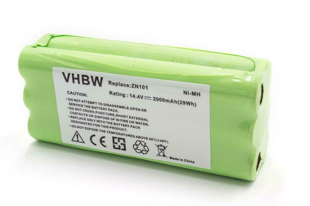 Batterie Ecovacs Dibea K6, K6L, L6, ZN101 2000mAh 14.4V NiMH(compatible)