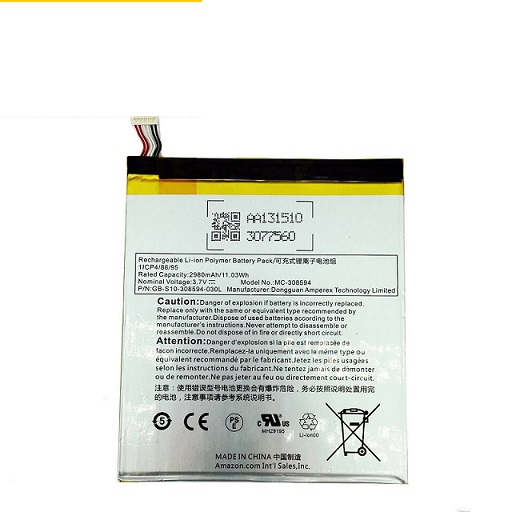 Batterie Aamzon Kindle Fire 7, 5th Gen SV98LN 2015 MC-308594(compatible)
