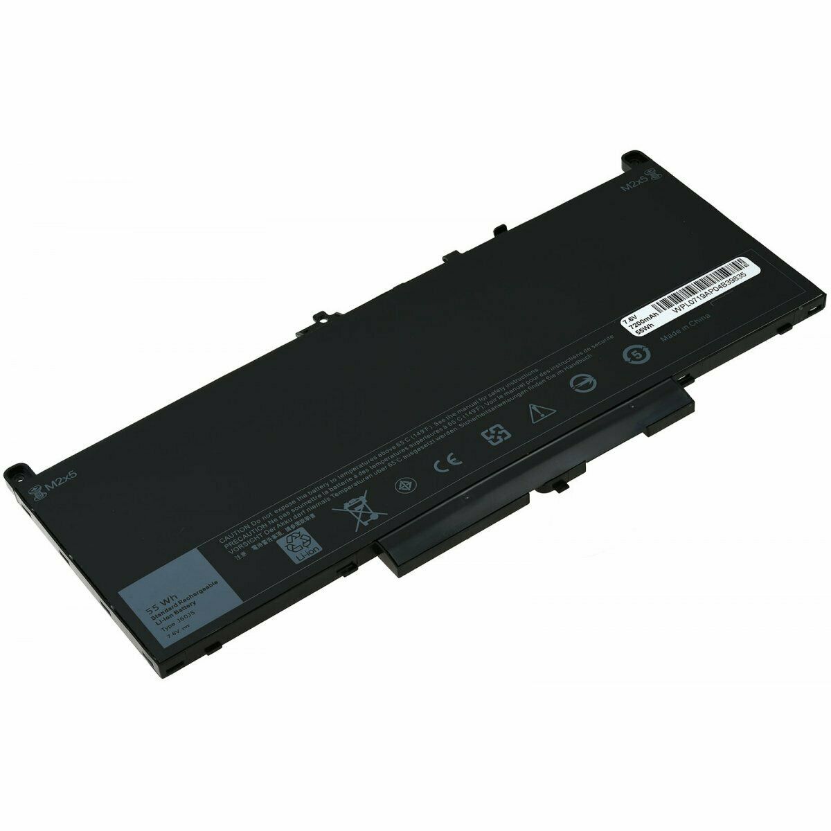 Batterie pour 7.6V 242WD J60J5 MC34Y 1W2Y2 0MC34Y Dell Latitude E7270 E7470(compatible)