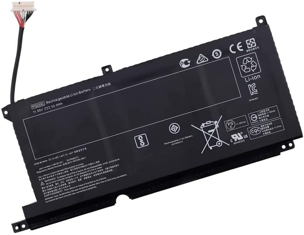 Batterie pour PG03XL HSTNN-DB9G HP Pavilion Gaming 15-DK0020TX DK0021TX DK0131TX HSTNN-DB9G (compatible)