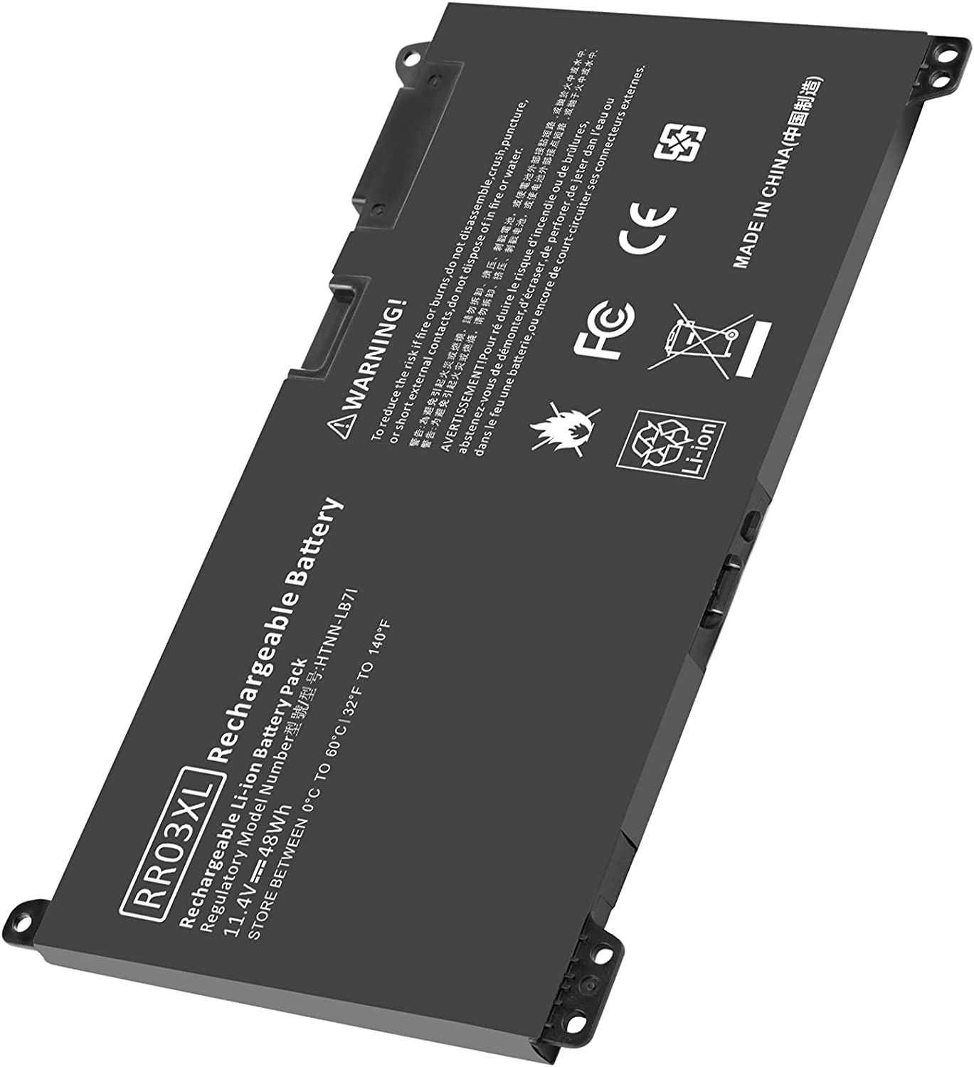 Batterie pour HP HSTNN-Q06C HSTNN-UB7C RR03 RR03048XL RR03048XL-PR RR03XL RRO3 RRO3XL(compatible)