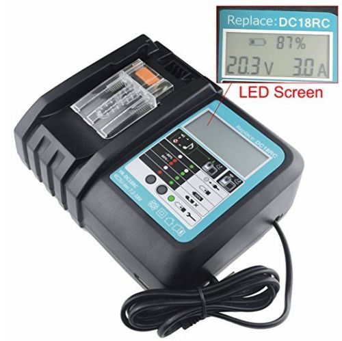Chargeur Li-ion 18V for Makita BL1830 Makita DC18RC(compatible)