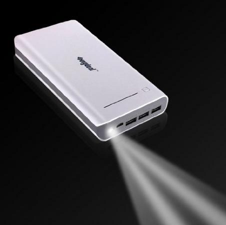 Power Bank External Battery Charger 30000mAh Universal Mobile USB Battery for iPhone iPad Cellphone Tablet Kamara Batteries (White)